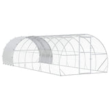 Chicken Coop Silver 800 x 300 x 200 cm Galvanised Steel