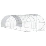 Chicken Coop Silver 800 x 300 x 200 cm Galvanised Steel