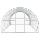 Chicken Coop Silver 800 x 300 x 200 cm Galvanised Steel