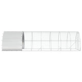 Chicken Coop Silver 800 x 300 x 200 cm Galvanised Steel - 45-Degree Angle