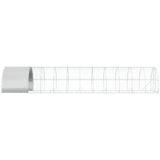 Chicken Coop Silver 1200 x 300 x 200 cm Galvanised Steel - 45-Degree Angle