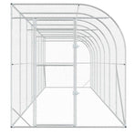 Against Wall Chicken Coop Silver 600 x 150 x 215 cm, image 4