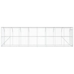 Against Wall Chicken Coop Silver 600 x 150 x 215 cm, image 5