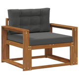 Outdoor Middle Sofa Natural - Front View