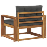 Outdoor Middle Sofa Natural - 45-Degree Angle