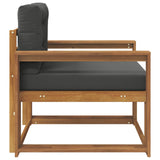 Outdoor Middle Sofa Natural - Top-Down View