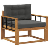 Outdoor Middle Sofa Natural - Front View