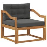 Outdoor Middle Sofa Natural - Front View
