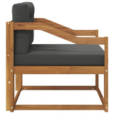 Outdoor Middle Sofa Natural - Top-Down View