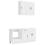 Kitchen Unit KALMAR 5 pcs High Gloss White Engineered Wood