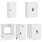 Kitchen Unit KALMAR 5 pcs High Gloss White Engineered Wood