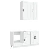 Kitchen Unit KALMAR 5 pcs White Engineered Wood