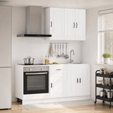 Kitchen Unit PORTO 5 pcs White Engineered Wood