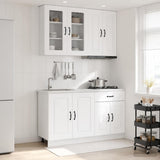 Kitchen Unit KALMAR 4 pcs White Engineered Wood
