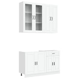 Kitchen Unit PORTO 4 pcs White Engineered Wood