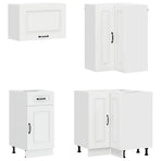 Kitchen Unit KALMAR 8 pcs High Gloss White Engineered Wood