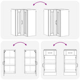 Kitchen Unit LUCCA 8 pcs High Gloss White Engineered Wood