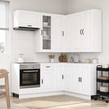 Kitchen Unit PORTO 8 pcs White Engineered Wood