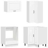 Kitchen Unit PORTO 8 pcs White Engineered Wood