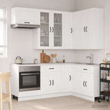Kitchen Unit KALMAR 8 pcs White Engineered Wood