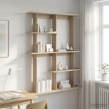 Wall Shelf Sonoma Oak 102 x 20 x 130 cm Engineered Wood