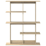 Wall Shelving Unit Brown 102 x 20 x 130 cm Engineered Wood