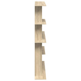 Wall Shelving Unit Brown 102 x 20 x 130 cm Engineered Wood - Top-Down View