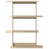 Wall Shelving Unit Brown 100 x 20 x 126 cm Engineered Wood