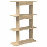 Wall Shelf Wall-Mounted Brown 56 x 20 x 90 cm Engineered Wood - 45-Degree Angle