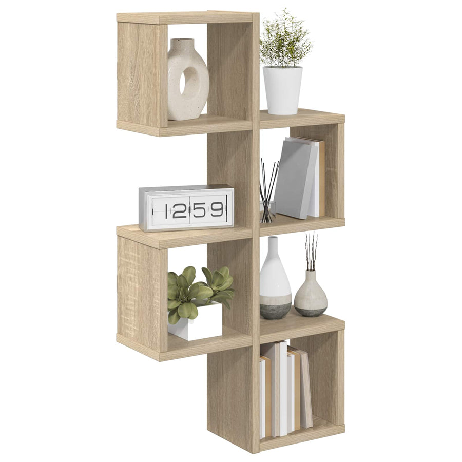 Wall Shelf Sonoma Oak 39 x 15 x 76 cm