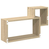 Wall Shelf Wall-Mounted Brown 55 x 15 x 35 cm Engineered Wood - 45-Degree Angle