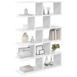 Wall Shelf White 70 x 20 x 100 cm Engineered Wood - Front View