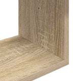 Wall Shelf Sonoma Oak 70 x 20 x 100 cm Engineered Wood - Rear View