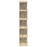Wall Shelf Sonoma Oak 70 x 20 x 100 cm Engineered Wood - Top-Down View