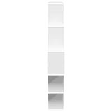 Wall Shelf White 120 x 20 x 136 cm Engineered Wood