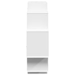 Wall Shelf White 90 x 25 x 90 cm Engineered Wood