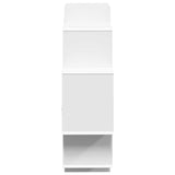 Wall Shelf White 90 x 25 x 90 cm Engineered Wood - 45-Degree Angle