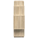 Wall Shelf Sonoma Oak 90 x 25 x 90 cm Engineered Wood - Top-Down View