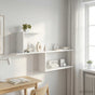 Wall Shelf White 122 x 18 x 60 cm