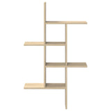 Wall Shelf Sonoma Oak 61 x 15 x 102 cm Engineered Wood