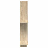 Wall Shelf Sonoma Oak 61 x 15 x 102 cm Engineered Wood