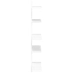 Wall Floating Shelf White 48.5 x 15 x 101 cm Engineered Wood