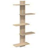 Wall Floating Shelf Sonoma Oak 48.5 x 15 x 101 cm