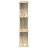 Wall Shelf Sonoma Oak 80 x 20 x 96 cm Engineered Wood