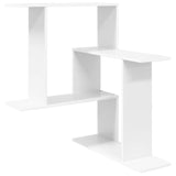 Wall Shelf White 67 x 67 x 87 cm Engineered Wood - Front View