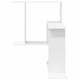 Wall Shelf White 67 x 67 x 87 cm Engineered Wood - Top-Down View