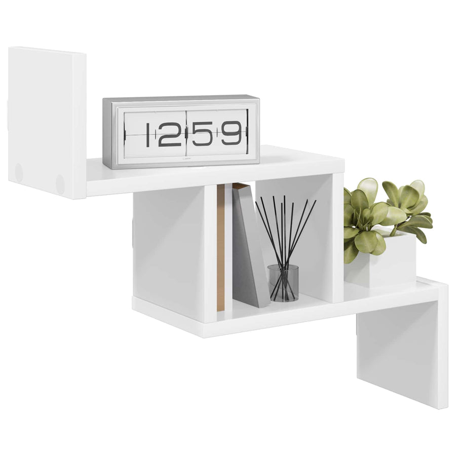 Wall Shelf White 48 x 15 x 42 cm Engineered Wood