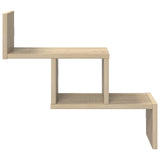 Wall Shelf Sonoma Oak 48 x 15 x 42 cm Engineered Wood - Side View