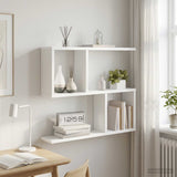 Wall Shelf White 60 x 12 x 50.5 cm Engineered Wood