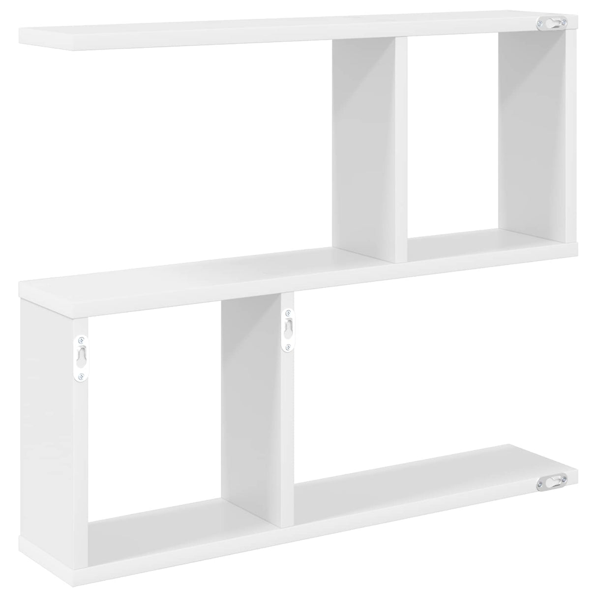 Wall Shelf White 60 x 12 x 50.5 cm Engineered Wood